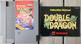 Double Dragon: with Manual and Sleeve (Nintendo, NES, 1988) Authentic!