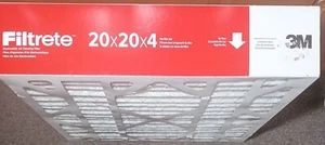 3M Filtrete 20x20x4 HVAC Or Furnace Air Filter Micro Allergen Defense MPR 1000 - Picture 1 of 15