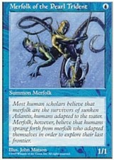 Merfolk of the Pearl Trident X4 (5th Edition) MTG (NM) *CCGHouse* Magic