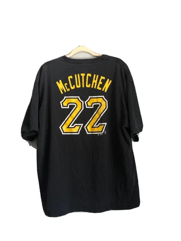 Andrew McCutchen MLB Pittsburgh Pirates Vintage Jersey Shirt Baseball XXL Rare Cover