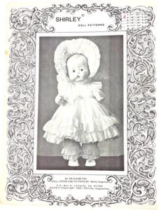 Shirley Augustine PATTERN Doll Clothing 18" - 19" Jus-Me-Too 1983 Uncut - Picture 1 of 4
