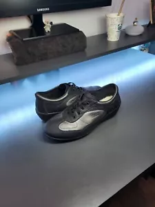 TBS Black & Gray Leather Basketball Shoe 38 EU / 6.5 US Men & Women - Picture 1 of 6