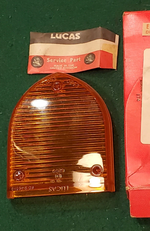 Lente señal de giro NOS Lucas para Triumph Spitfire 1971-1980 GT6 Mk3 Foto 1 de 1