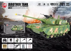 2.4G China Type 99 Main Battle RC Radio Control 1/18 BB Tank + Water I Brother - Picture 1 of 3