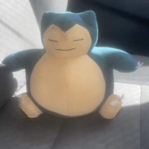 Pokemon Snorlax Plush Stuffed Animal 9 in Sleeping Snorlax Toy Factory 2022 Fast - Picture 1 of 2