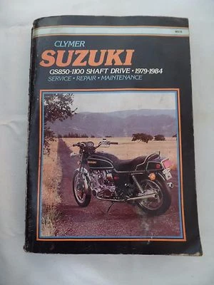 Clymer Servicio Reparación Manual Suzuki GS 850 1000 1100 79-84 M376 - Imagen 1 de 2