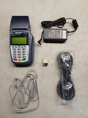 VeriFone OMNI 3730 VX510 Credit Card Reader Terminal Replacement - UNTESTED - Image 1 of 4