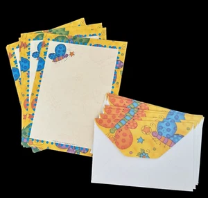 Papel de nota de papel de papel de papel de colección Fairy Butterfly 24 hojas 12 sobres Cranston - Imagen 1 de 8
