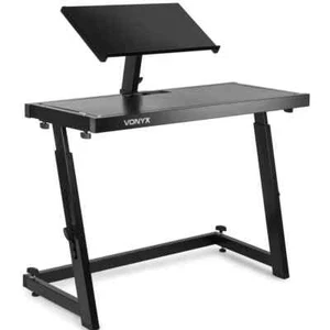 VONYX DB10 tavolo mobile consolle DJ supporto laptop orientabile piano regolabil - Bild 1 von 9