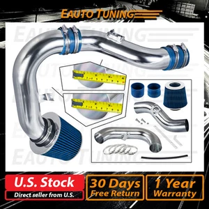 Kit de admisión de aire frío + filtro AZUL para 02-07 Impreza WRX/STI 2,0 L/2,5 L Turbo - Imagen 1 de 9