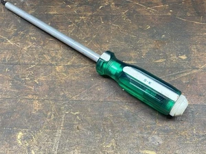 Vintage S-K Tools 73517  Magnetic Long Screwdriver W/3 Bits Made in USA Clean - Picture 1 of 8