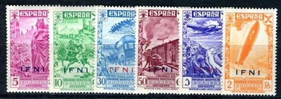 IFNI 1940 EDIFIL BENEFICIENA 7-12 ** MNH FLAWLESS (F4202 - Image 1 of 2
