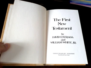 The First New Testament by David Estrada & William White (HB, 1978) FREE SHIP - Bild 1 von 4