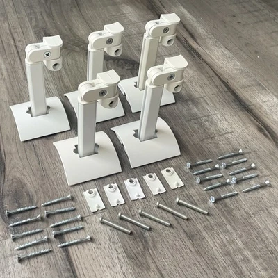 5 x Bose Long Neck UB-20W Cube Speaker Mount (Wall/Celling) White UB20 - Image 1 of 4