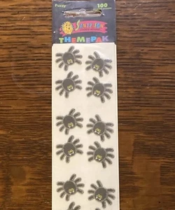 Pegatinas araña difusa vintage años 90 SANDYLION álbum de recortes - Imagen 1 de 5
