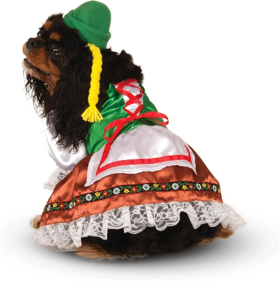 Traje Oktoberfest Sweety para mascotas, pequeño, multicolor  Foto 1 de 4