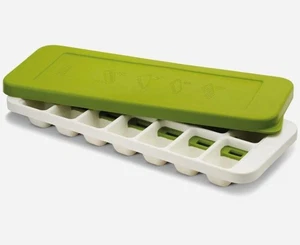 2 Stück Quicksnap Plus Silikon Eiswürfelschalen mit Deckel Stapelbar SCHNELLER VERSAND! D48 - Bild 1 von 1