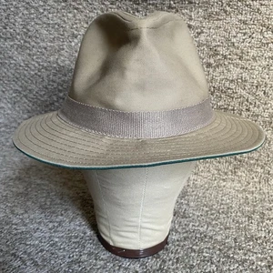 Traveler by Country Gentleman Fedora Hut Herren groß khaki leicht Canvas Vintage - Bild 1 von 8