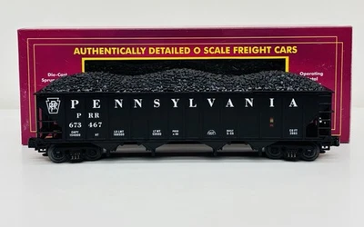 MTH Premier Pennsylvania 4 Bay Hopper w/ Coal Load 20-90003D New - Image 1 of 4