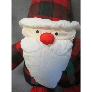 DEPT. 56 NYLON  STUFFED NYLON 16"  SANTA  - Picture 1 of 5