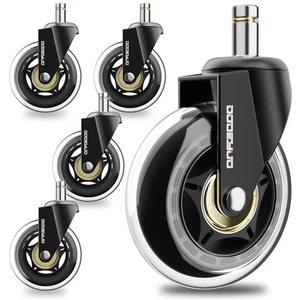 3-Inch Office Chair Caster Wheels for IKEA Chairs, 660 LBS（300kg Capacity, He... - Bild 1 von 8