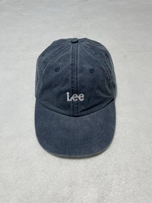 Lee Jeans Hat - Leather Strap Adjustable Cap 100% Cotton  - Image 1 of 4