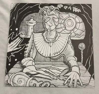 End Of A Year - S/T EP 7” 33 RPM Clear Vinyl W/ Black Streaks Record 2009 EMO - Image 1 of 4