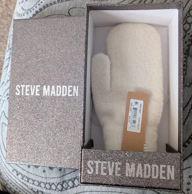 Juego de guantes Steve Madden para mujer en caja, talla única, marfil Foto 1 de 4