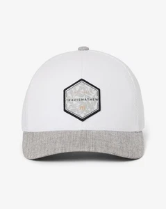 Travis Mathew Golf Full Passport Snapback Hat Cap One Size - White - Picture 1 of 4