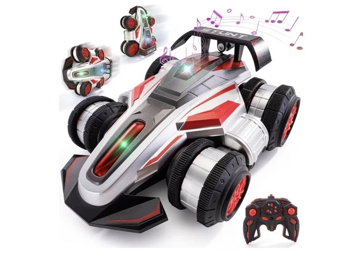 1:14 Scale RC Stunt Car, 360° Rotating Remote Control Car, 2.4GHz 4WD RC - Image 1 of 1