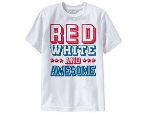 Ripple Junction Ripple Junction Red White & Awesome Youth T-Shirt (Small) - Picture 1 of 1