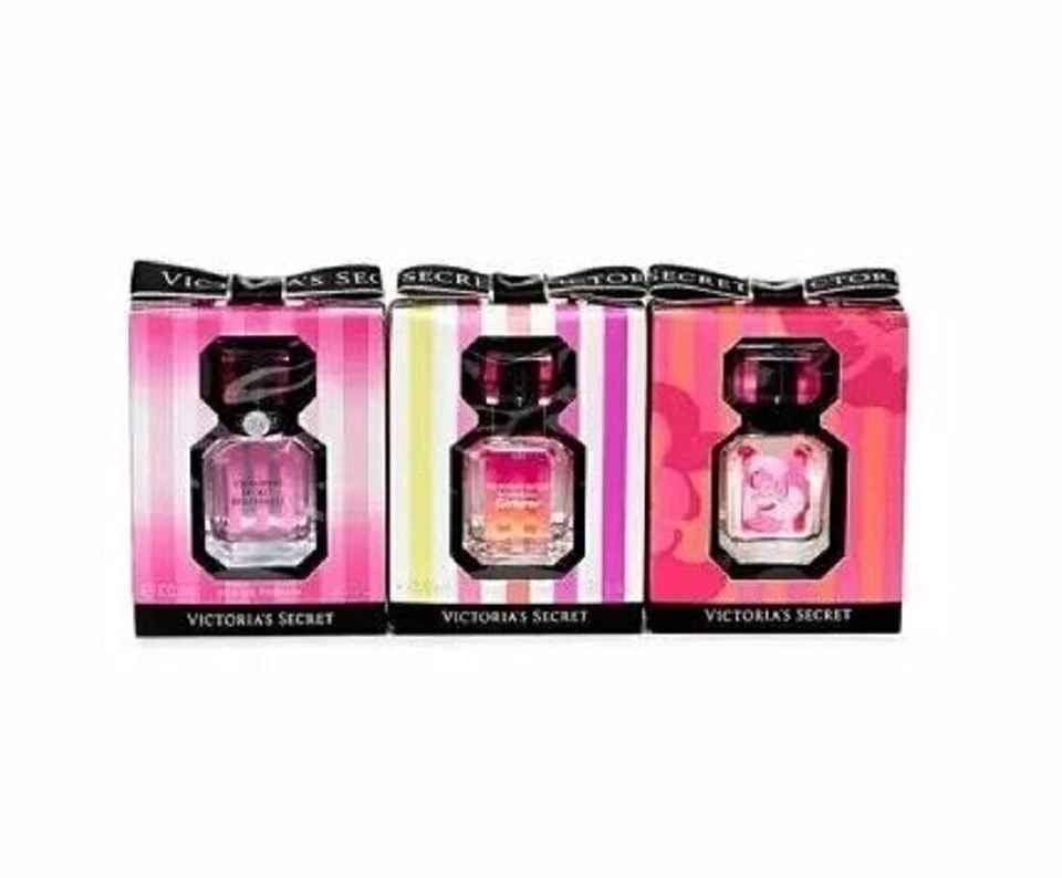 Victoria's Secret Eau De Parfum 3 PC Fragrance Set Bombshell Summer Bloom VS