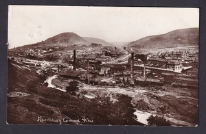 Wales Monmouthshire ABERTILLERY factory & general view Harvey Barton used 1914 - Foto 1 di 2