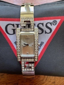 Nuevo Auténtico Reloj Pulsera Guess U95090L1 Tono Plata Acero Inoxidable Nuevo con Etiqueta - Imagen 1 de 2