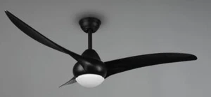 Ventilateur de plafond à LED Alesund Trio Lighting R67142132-black matt