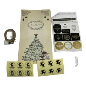 Kesoto Christmas Kraft Gift Bags 8.7 x 4.7 In, 12 Count - Picture 1 of 6