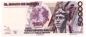 Mexico … P-93b … 50000 Pesos … 1990 … Choice *VF-XF* 😉.. Serie "N". - Picture 1 of 2