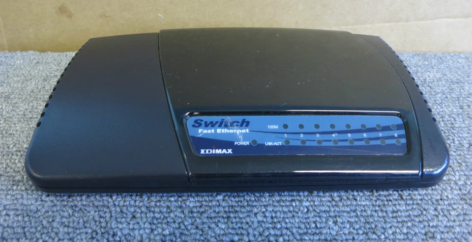  Edimax ES-3108P 8 Ports 10/100mbps Fast Ethernet Desktop Switch Auto-MDI/MDI-X - Image 1 of 1