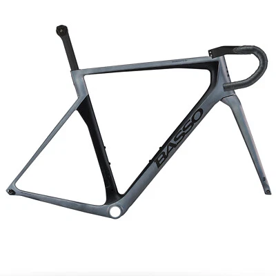 Basso Diamante SV Carbon Road Bike Frameset Medium 53cm Disc Brake Enigma Black - Image 1 of 4