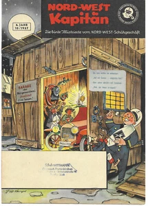 Nord-West Kapitän Nr.10 von 1957 - TOP Z1 Kinder-Illustrierte Werbeheft - Bild 1 von 2
