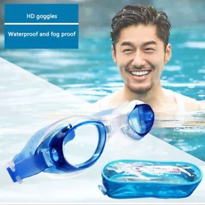 Adult Kids HD With Storage Bag Swimming Goggles With Earplugs Diving Googles - Picture 1 of 16