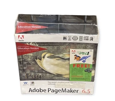 Adobe PageMaker 6.5 Education Version for Windows NEW SEALED - Image 1 of 4
