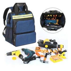 Multi Pockets Tool Backpack Large-capacity Electrician Tool Bag Electrician - Picture 1 of 12