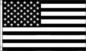 TRADE WINDS Black & White United States Flag 3x5 ft USA US BW B&W American America Tactical