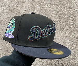 New Era 59Fifty Detroit Tigers Fitted Cap Hat Adult 8 Retro 90s Spring Training - Picture 1 of 16