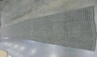 LIGHT GREY 2'-6" X 22' Broken Threads Runner Less Price 1172581772 NF447G-222 - Image 1 of 4