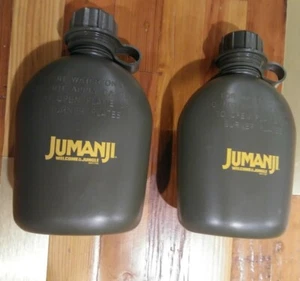 Rare Jumanji 2017 Movie Memorabilia Canteen From The World Premiere - Foto 1 di 5