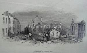 O'Connell's Ireland ENTRANCE TO CAHIRCIVEEN Original Victorian Print 1846 - Bild 1 von 2