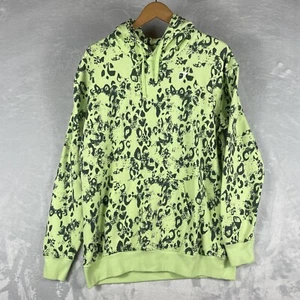 Gymshark Hoodie Mens Medium Neon Print AOP Pullover Hooded Active Fitness - Picture 1 of 7