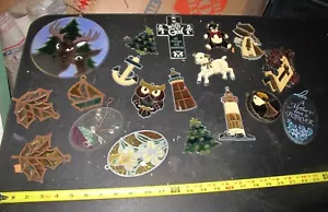 Stained Glass / Plastic Sun Catchers Large Mixed Lot - Picture 1 of 8